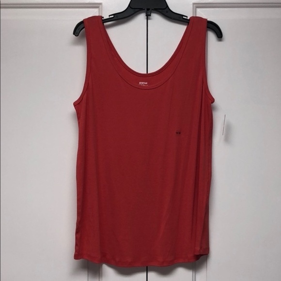 LAST ONE - New Women's Plus Size Avenue Cotton Modal Tank Top Size 18/20 or 2X - Picture 3 of 12